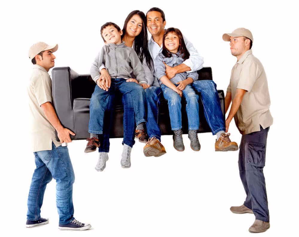 Professional movers loading boxes into a truck for efficient household relocation services